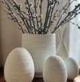 Ceramiczna osłonka na nodze z wypukłą teksturą Ø19 - Polnix