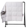 Kołdra z puchu gęsiego 220x200 Perla Light, bawełna, 90% puch, letnia - Notte