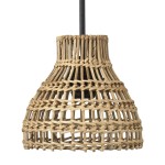 Lampa wisząca na balkon i taras rattanowa Sarah Outdoor Ø18, IP44 - PR Home