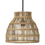Lampa wisząca na balkon i taras rattanowa Sarah Outdoor Ø27, IP44 - PR Home