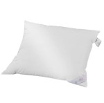 Poduszka z puchu gęsiego Luna 50x70, satyna bawełniana, 100% puch - Notte