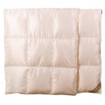 Kołdra z puchu gęsiego 200x200 Dolce Medium, jedwab, 100% puch, całoroczna - Notte