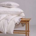 Kołdra z puchu gęsiego 160x200 Tree Goose Warm, bawełna i tencel, 100% puch, zimowa - Notte