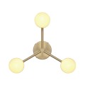 Lampa sufitowa kule Contina, złota - Nordlux