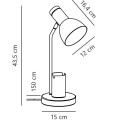 Lampka biurkowa z uchwytem na telefon Devone, Dusty Green - Nordlux