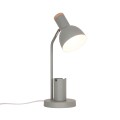 Lampka biurkowa z uchwytem na telefon Devone, Dusty Green - Nordlux