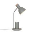 Lampka biurkowa z uchwytem na telefon Devone, Dusty Green - Nordlux