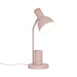 Lampka biurkowa z uchwytem na telefon Devone, Dusty Rose - Nordlux
