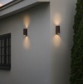 Minimalistyczny kinkiet zewnętrzny Dion, rdzawy - Nordlux
