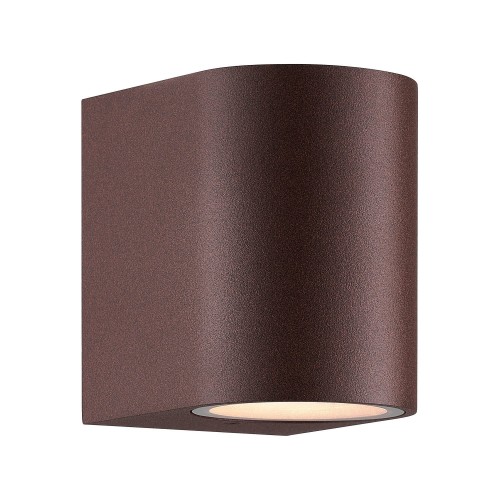 Minimalistyczny kinkiet elewacyjny Dion, rdzawy - Nordlux
