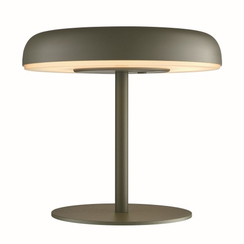Lampa stołowa solarna Elmer, zielona - Nordlux