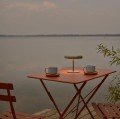 Lampa stołowa solarna Elmer, zielona - Nordlux