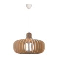Lampa drewniana wisząca Hazo 65, naturalna - Nordlux