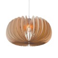 Lampa drewniana wisząca Hazo 65, naturalna - Nordlux