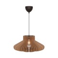 Designerska lampa wisząca drewniana Manago, naturalna - Nordlux