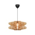 Designerska lampa wisząca drewniana Manago, naturalna - Nordlux