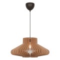 Designerska lampa wisząca drewniana Manago, naturalna - Nordlux