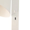 Prosty kinkiet z portem USB Wilmer, biały - Nordlux
