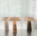 Lampa stołowa marmur szkło Glossy Mini, beżowa - DFTP by Nordlux