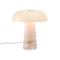 Lampa stołowa Glossy Mini kamień jadeit szkło, różowa - DFTP by Nordlux