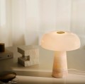 Lampa stołowa Glossy Mini kamień jadeit szkło, różowa - DFTP by Nordlux