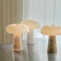 Lampa stołowa Glossy Mini kamień jadeit szkło, różowa - DFTP by Nordlux