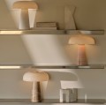 Lampa stołowa Glossy Mini kamień jadeit szkło, różowa - DFTP by Nordlux