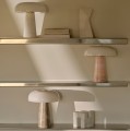 Lampa stołowa Glossy Mini kamień jadeit szkło, różowa - DFTP by Nordlux
