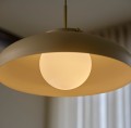 Nowoczesna lampa wisząca Latif, beżowa - DFTP by Nordlux