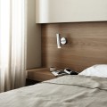 Minimalistyczna lampa ścienna Mib 6, kolor chrom - DFTP by Nordlux