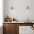 Minimalistyczna lampa ścienna Mib 6, kolor chrom - DFTP by Nordlux