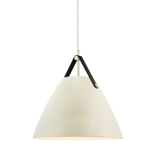 Designerska lampa wisząca Strap 36, piaskowa - DFTP by Nordlux