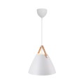 Designerska lampa wisząca Strap 36, biała - DFTP by Nordlux