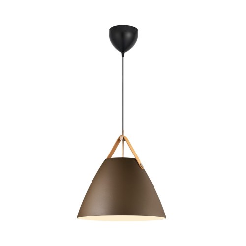 Designerska lampa wisząca Strap 27, beżowa - DFTP by Nordlux