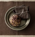 Materiałowe podkładki na stół Bistro Chocolate, 2-pak - Himla