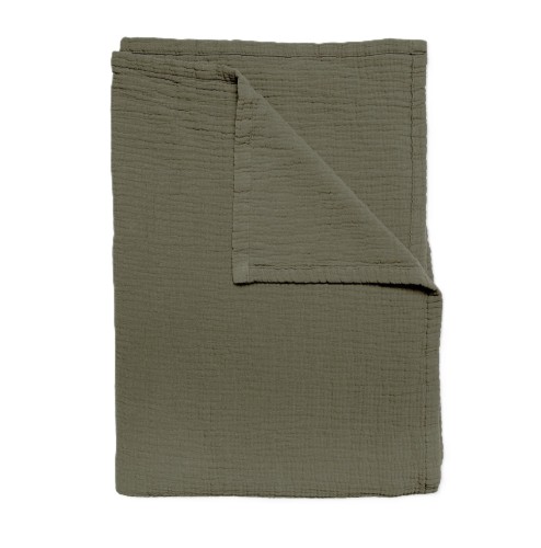 Narzuta na łóżko z teksturą Denise 170x250, khaki - Himla