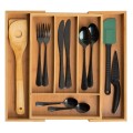 Rozsuwany bambusowy organizer na sztućce - 5five