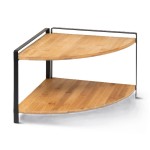 Narożny organizer do kuchni, czarny - 5five