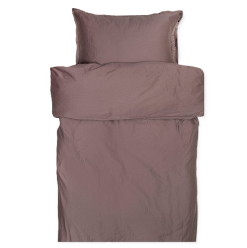 Pościel satynowa poszwa na kołdrę 140x200 Soul Maroon, 300 tc - Himla