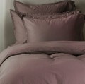 Poszewki na poduszki 50x60 pościel satynowa bawełniana Soul Maroon, 2 szt - Himla