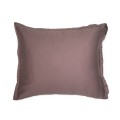 Poszewki na poduszki 50x60 pościel satynowa bawełniana Soul Maroon, 2 szt - Himla