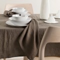 Lniany obrus na stół 145x250 Sunshine Coffee - Himla