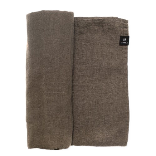 Lniany obrus na stół 145x330 Sunshine Coffee - Himla