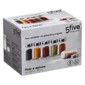 Słoiczki na przyprawy 80 ml, 6 sztuk - 5five