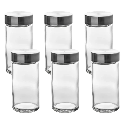 Słoiczki na przyprawy 80 ml, 6 sztuk - 5five