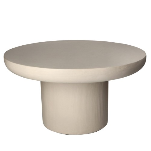 Stolik kawowy na jednej nodze Piastro Ø60, greige - Pomax
