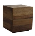 Stolik z drewna recyklingowanego Temba 45x45 - Pomax