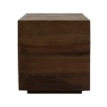 Stolik z drewna recyklingowanego Temba 45x45 - Pomax