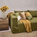Stolik z drewna recyklingowanego Temba 45x45 - Pomax