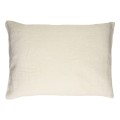 Poduszka dekoracyjna lniana Alpha Basics 70x50, ivory - Pomax